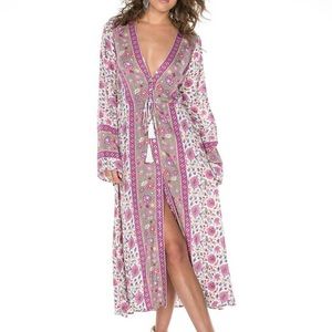 Arnhem Kauai Midi Dress Pearl